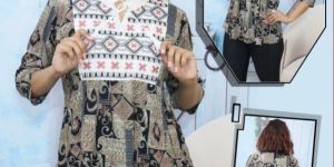 Designer Printed Ladies Top