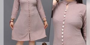 Ladies Cotton Short One Piece Dress