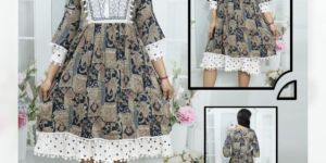 Ladies Fancy Printed One Piece Dress