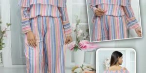 Women Striped Co-Ord Set