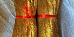 Cotton Plastic Golden Kasab Zari Thread