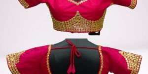 Blouse with Mirror Work