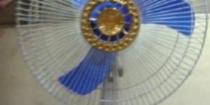 Blue Table Solar Fan