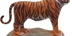 FRP Standing Tiger Statue
