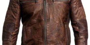 Mens Brown Leather Jacket