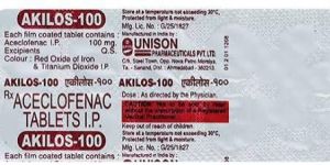 Aceclofenac 100mg Tablets