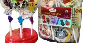 Rainbow Cartoon Lollipop Jar