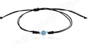 Blue Chalcedony Silver Bracelet