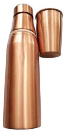 Brass Bottle Glass Set