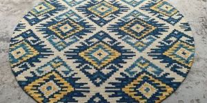 Hand Tufted Woolen Round Rugs