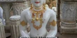 Marble Jain Mahaveer Statue