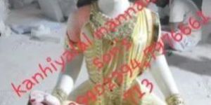 Muilticolor Marble Maa Saraswati Statue