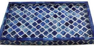 Bone Inlay Serving Tray