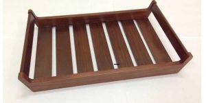 Natural Wood Rectangular Breakfast Serving Tray