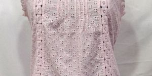 100% Cotton Embroidered Ladies Top