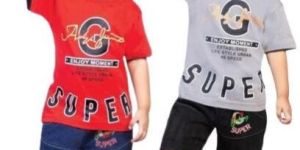 Cotton Tshirt and Half Pant for Boys