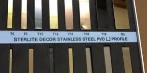V Grooved Stainless Steel T Profile