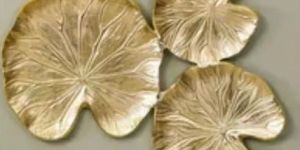 Brass Leaf Wall Decor