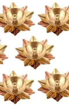 Brass Lotus Diya