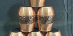Designer Copper Glass Set