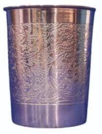 Embossed Copper Glass