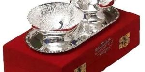 Silver Plated Bowl Set