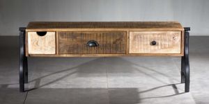 Denver Wood Metal TV Cabinet