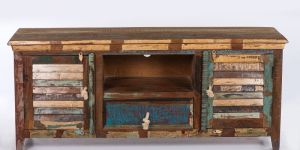 Shutter Wooden TV Cabinet