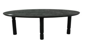 SWE 2045 Raymond Solid Wood Oval Coffee Table