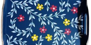 Wooden Hand Painted Tray