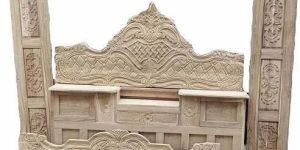 Wooden Counter Bed Head Board & Footboard