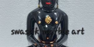Black Stone Statue