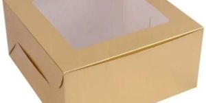 Brown Window Cake Paper Box
