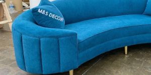 Curved Lining Office Sofa Set