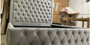 Quilted King Size Upholstery Bed