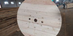 Pine Wood Cable Drum