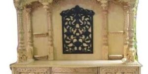 Home Beige Wooden Temple