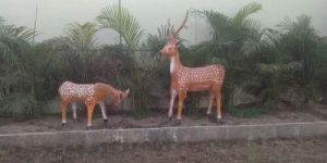 Fiber Deer Statue