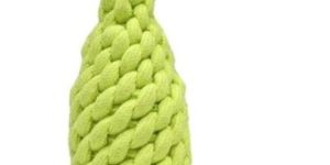 Jute Dog Toy Green