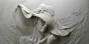 Lady Face Wall Mural