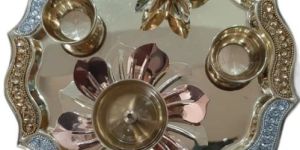 Brass Pooja Thali Set