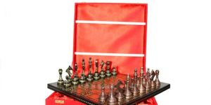 Brass Metal Chess Set