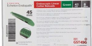 Ethicon Echelon Endopath (GST45G) 45mm Reload with Gripping Surface Technology-GreenGST45G