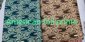 American Foil Print Fabric
