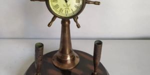 Brass Table Clock
