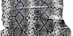Snake Print Leather