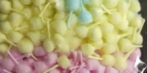 Round Multicolor Cotton Wicks