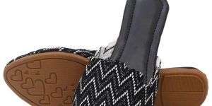 Ladies Ethnic Zig Zag Mule Sandal