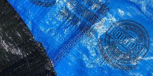 Metallic Blue HDPE Laminated Fabric