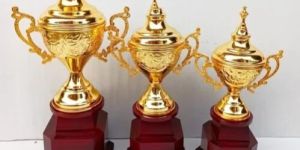 Brass Cricket Trophy